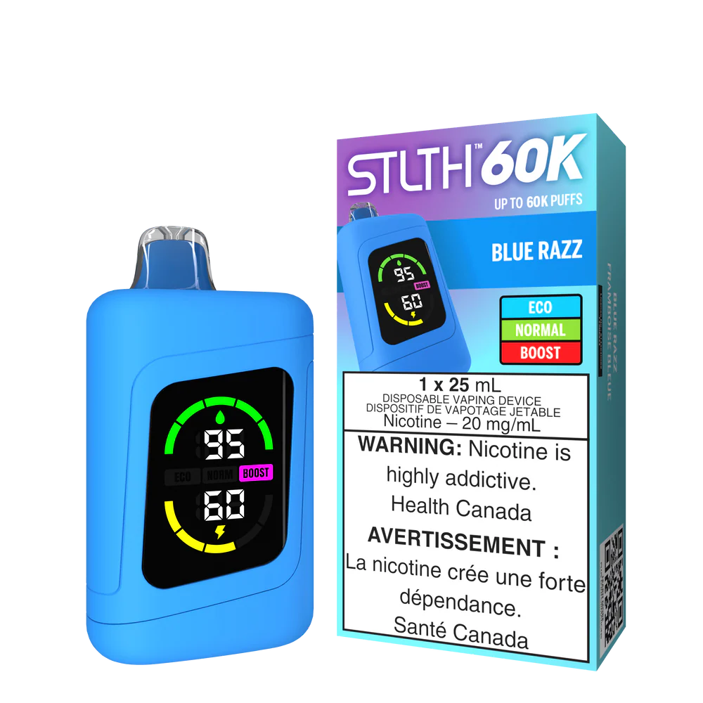 STLTH 60K - BLUE RAZZ
