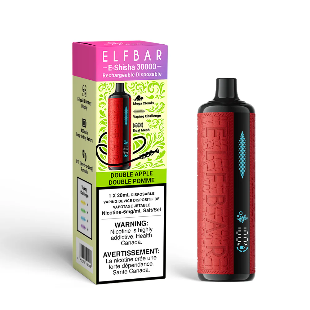 ELFBAR E-SHISHA 30K - DOUBLE APPLE